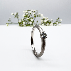 Misty Forest "Idyllic" Ring - 18K Vitguld med Rhodium