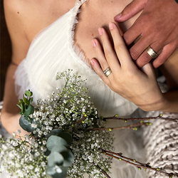 Misty Forest "Azure" Ring - Förgyllt med 14K Guld