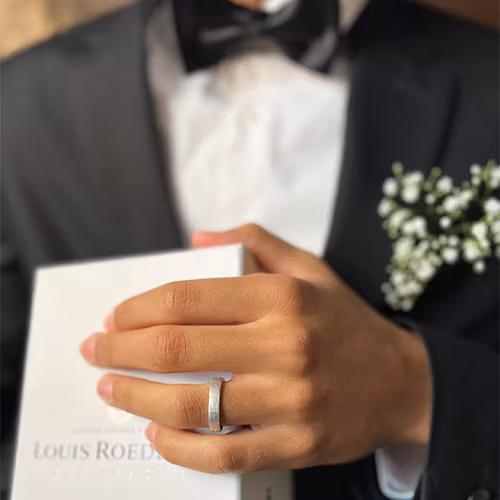 Misty Forest Jules Mens Ring- Silver