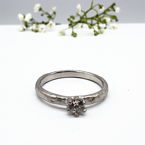 Misty Forest "Raindrop" Ring
