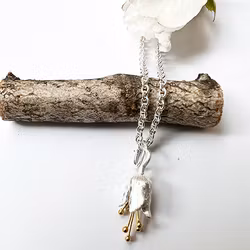 Halsband Lily - Silver/Guld