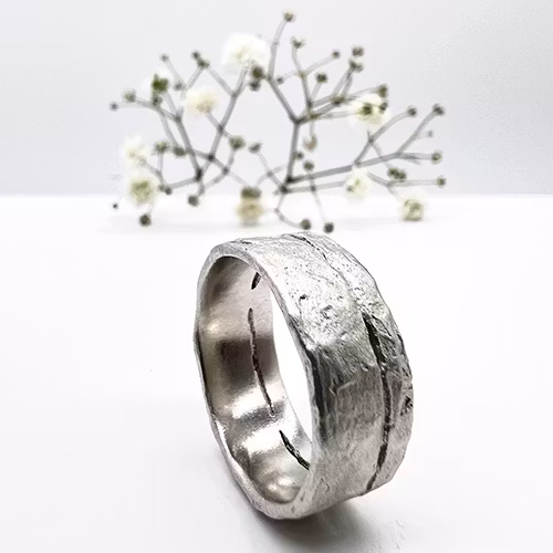Misty Forest "Wilderness" Mens Ring