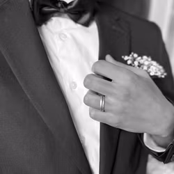 Misty Forest "Mars" Mens Ring - 18K Gulguld