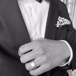 Misty Forest "Soil" Mens Ring - 18K Gulguld