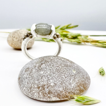 Ring Lu Stone - Silver