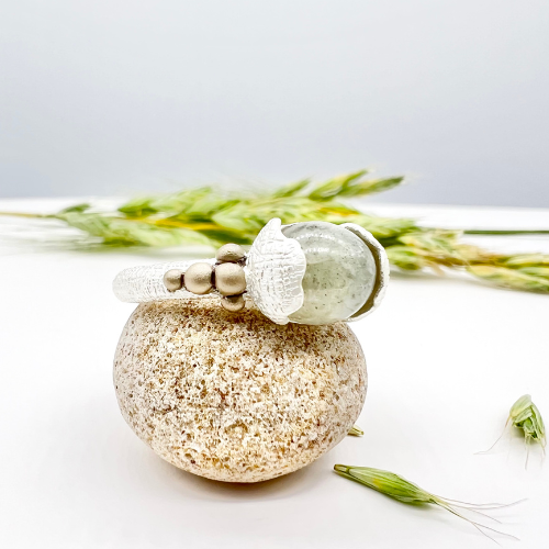 Ring Lu Stone - Silver