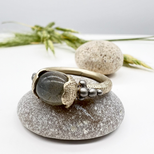 Ring Lu Stone - Bronze/Gold