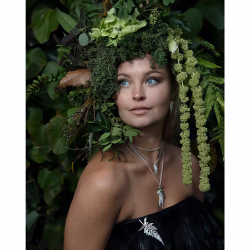 Earrings The Lady Fern - Silver