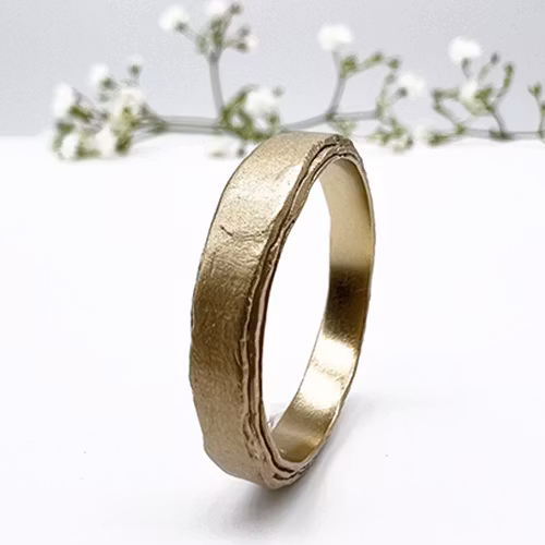 Misty Forest "Rustic" Mens Ring
