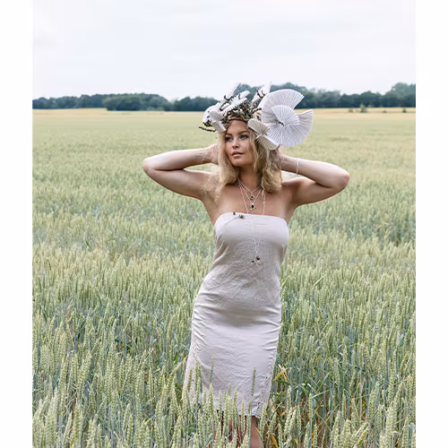 Halsband Phalène Butterfly - Silver