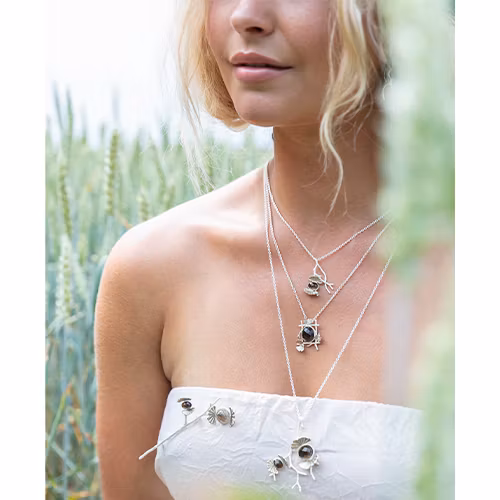 Halsband Phalène Butterfly - Silver