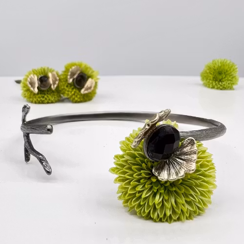 Bracelet Clouded Apollo Butterfly - Bronze/Gold