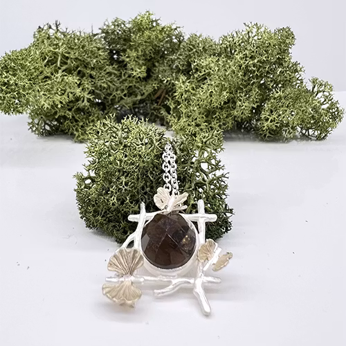 Halsband Phalène Butterfly - Silver