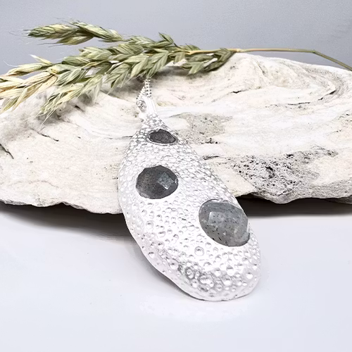 Halsband Hollow - Silver