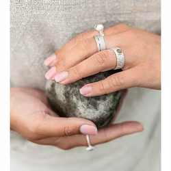 Ring Lu Stone - Silver