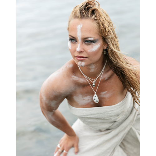 Ring Lu Stone - Silver