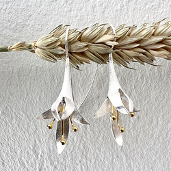 Örhängen Fuchsia Luxe - Silver/Guld