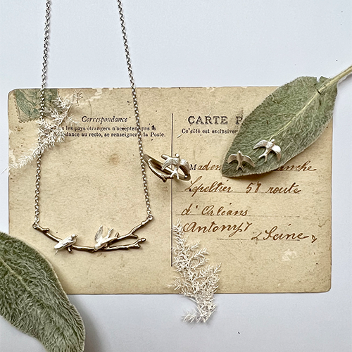 Necklace Faith Swallow - Silver