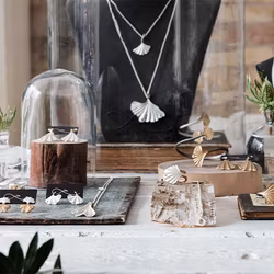 Necklace Kyoto Ginkgo - Silver