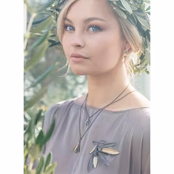 Earrings Amorgos Olive - Bronze/Gold