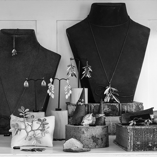 Örhängen Skiathos Olive - Silver
