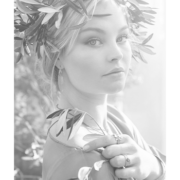 Halsband Halkidiki Olive - Silver