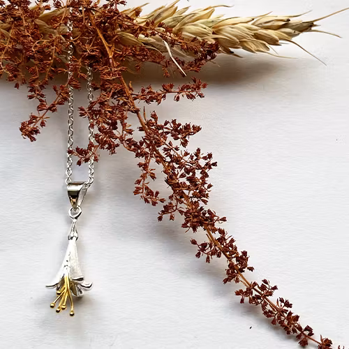Necklace Amaryllis - Silver/Gold