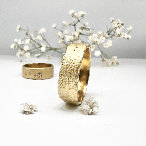Misty Forest "Raw" Mens Ring