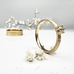 Misty Forest "Raindrop" Ring