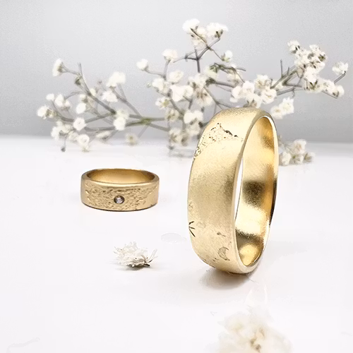 Misty Forest "World" Mens Ring