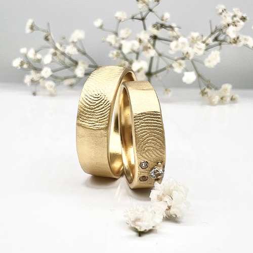 Misty Forest "Print" Mens Ring