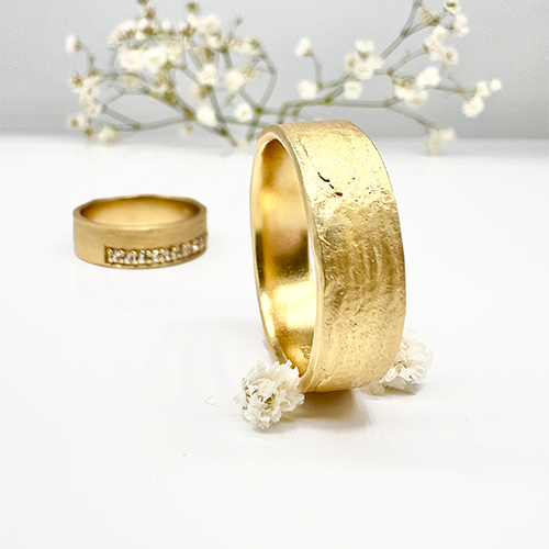 Misty Forest "Organic" Mens Ring