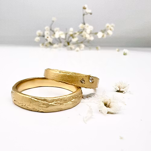 Misty Forest "Sea" Mens Ring