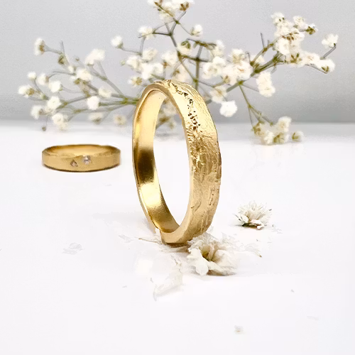 Misty Forest "Sea" Mens Ring