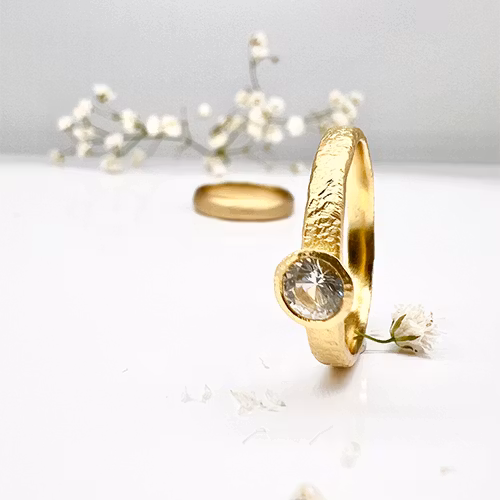 Misty Forest "Teardrop" Ring