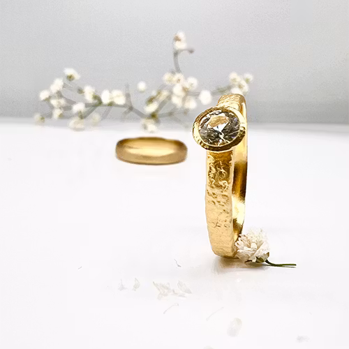 Misty Forest "Teardrop" Ring