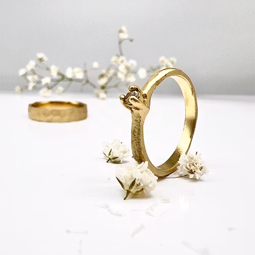 Misty Forest "Twig" Ring