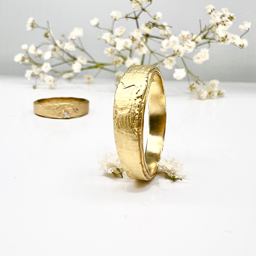 Misty Forest "Natural" Mens Ring
