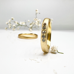 Misty Forest "Water" Ring - 18K Gulguld