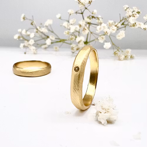 Misty Forest "Petite Diamond" Ring