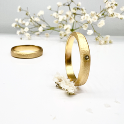 Misty Forest "Petite Diamond" Ring