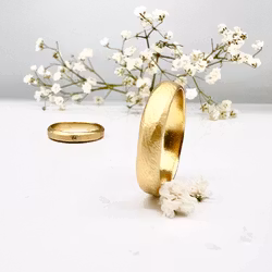 Misty Forest "Louie" Mens Ring - 18K Gulguld