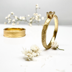 Misty Forest "Raindrop" Ring