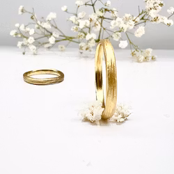 Misty Forest "Silk" Ring - 18K Gulguld