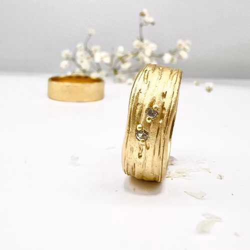 Misty Forest "Two Stars" Ring