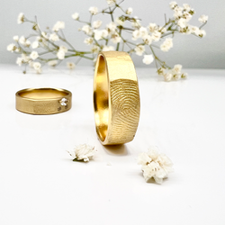 Misty Forest "Print" Mens Ring