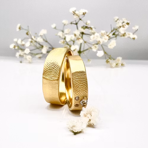 Misty Forest "Print" Mens Ring