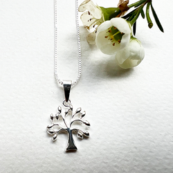 Halsband Spring Tree - Silver