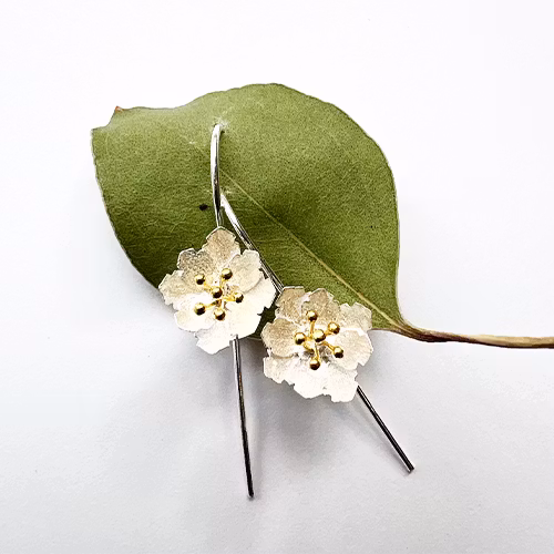 Earrings Alpsippa - Silver/Gold