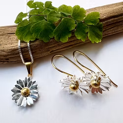 Örhängen Beloved Daisies - Silver/Guld